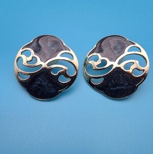 VTG Galaxy Enameled Earrings